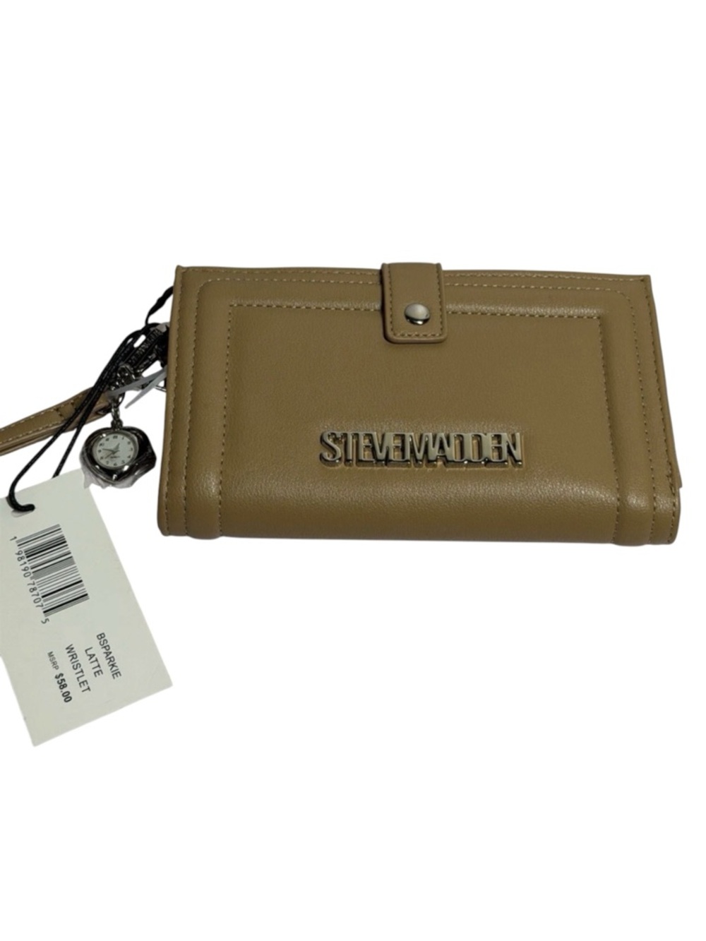 Steve Madden BSPARKIE Latte Wristlet